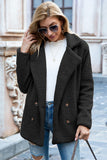 Full Size Lapel Collar Sherpa Coat