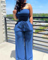 Strapless jumpsuit