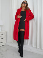 Warm Wishlist Lapel Collar Long Sleeve Coat