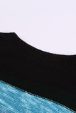 Cozy For Keeps Color Block Drop Shoulder Sweater